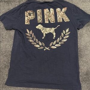 Victoria's Secret PINK Navy T-Shirt
